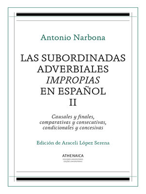 cover image of Las subordinadas adverbiales impropias en español, II